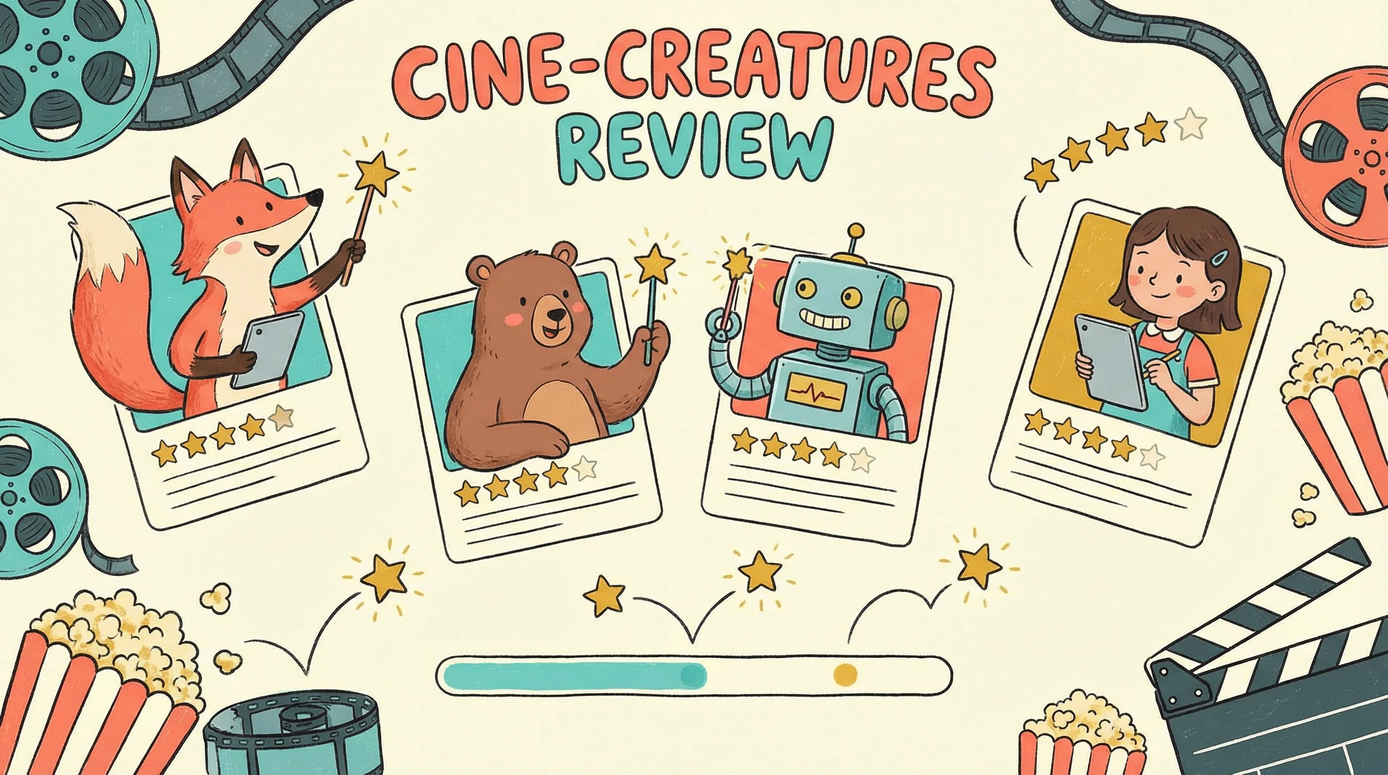 苏小涵在线评审系统插画 - 动画角色进行作品评分和评论